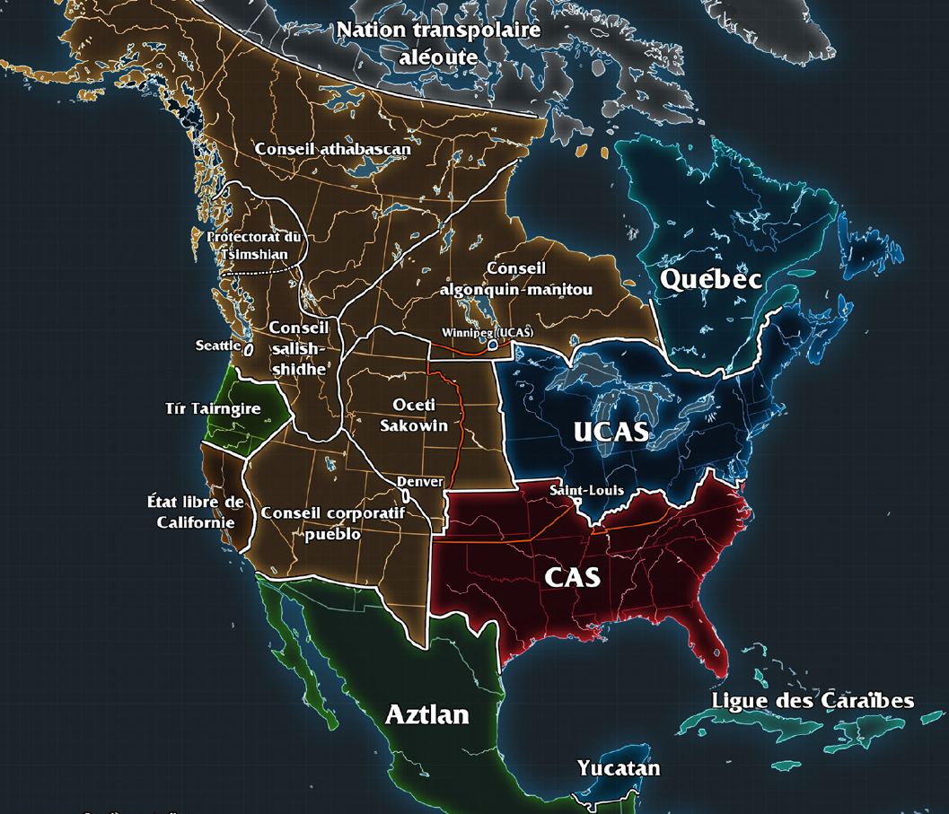 Amérique du Nord Shadowrun